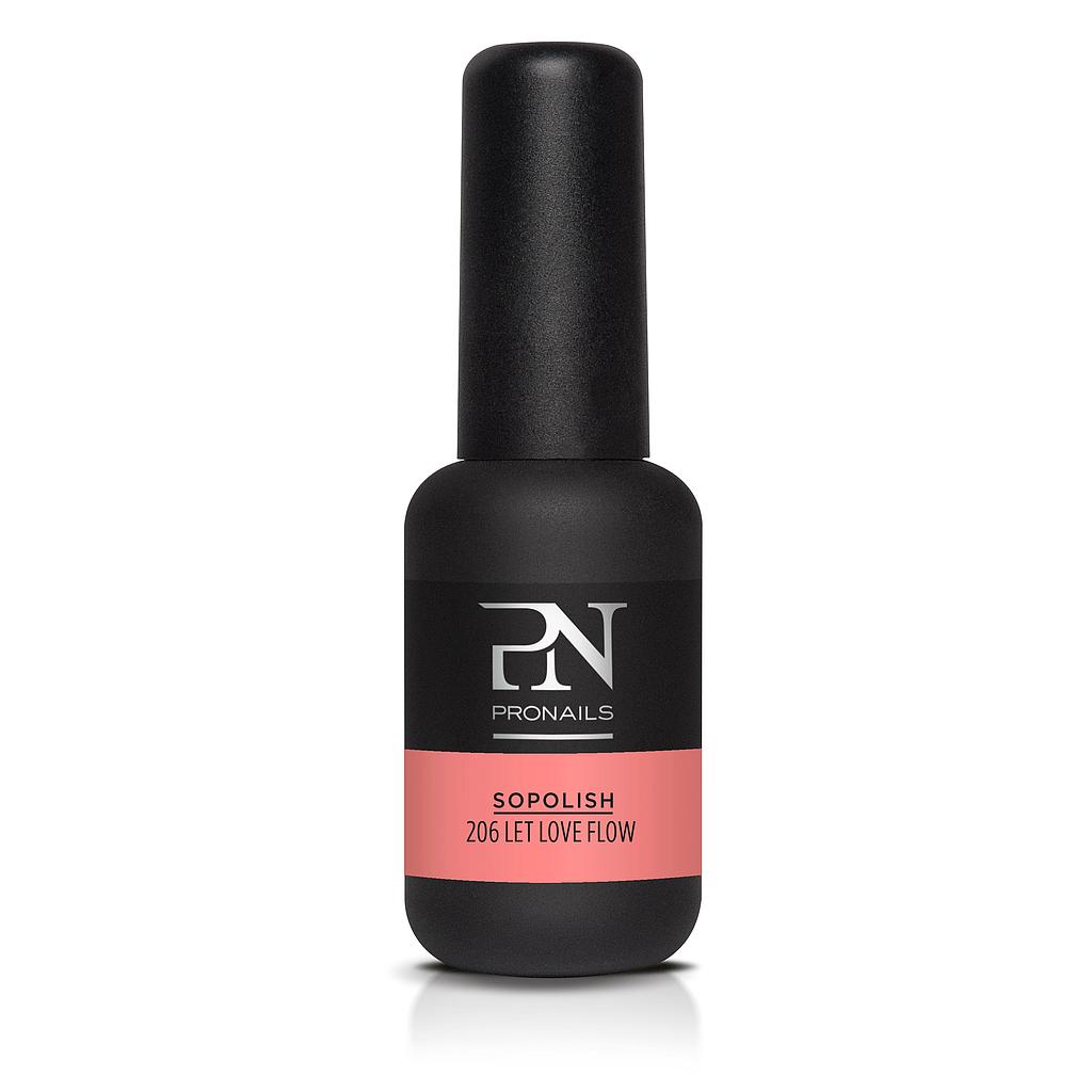 Esmalte uñas semipermanente 206 Let Love Flow 8ml
